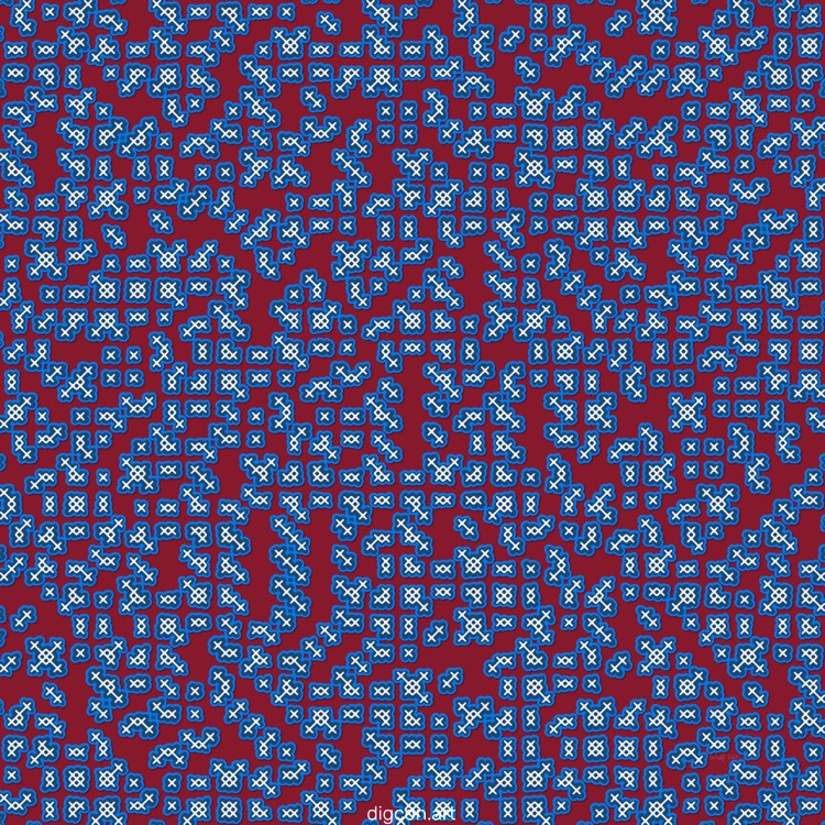 Atomic Cross-stitch