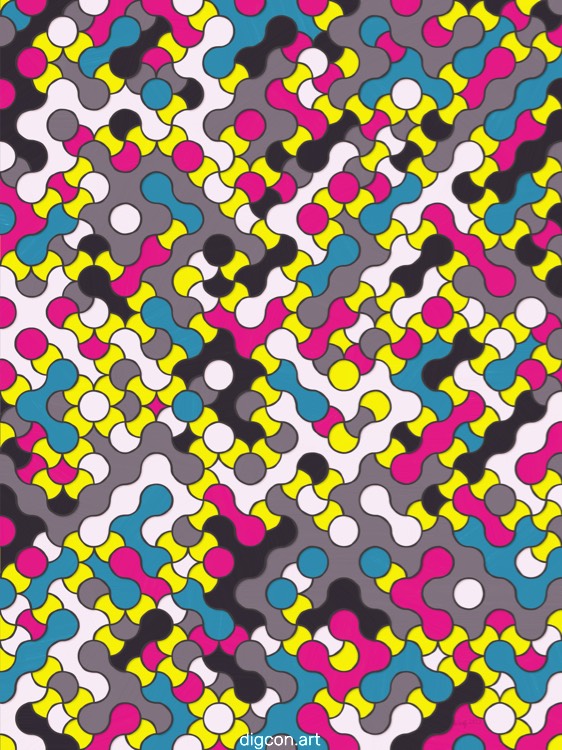 Bubbles In Six Colors