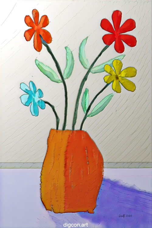 Flowers In Pot