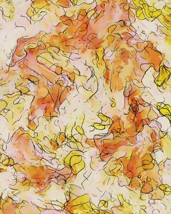 Orange Waves