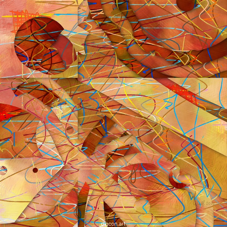 Scribbled
