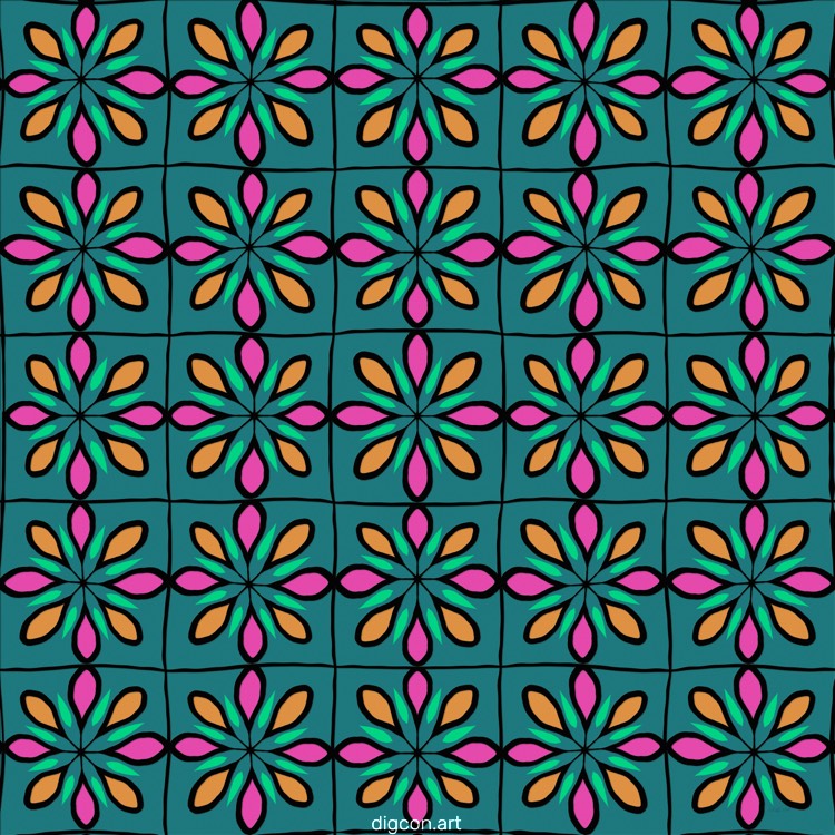 Tiled Flowers