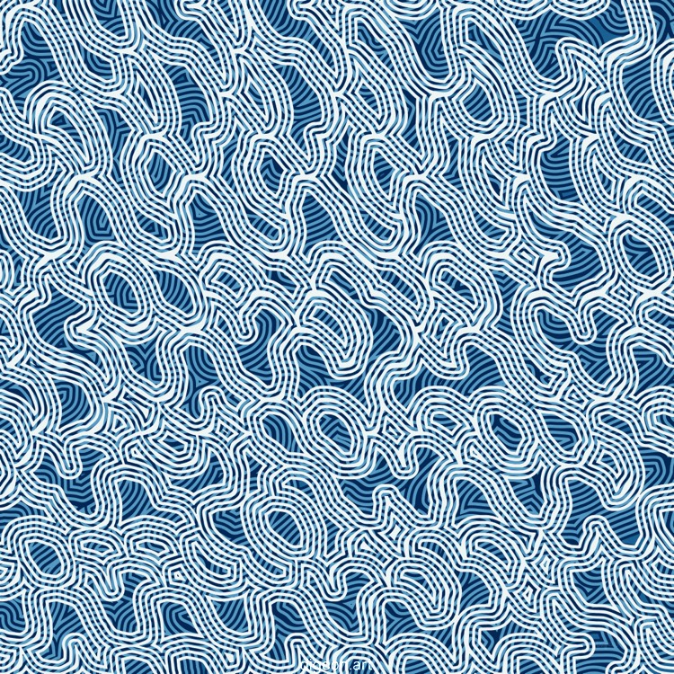 Waves In Blue