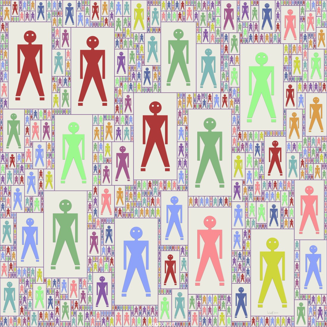 Artwork named: 1142 Android Peeps