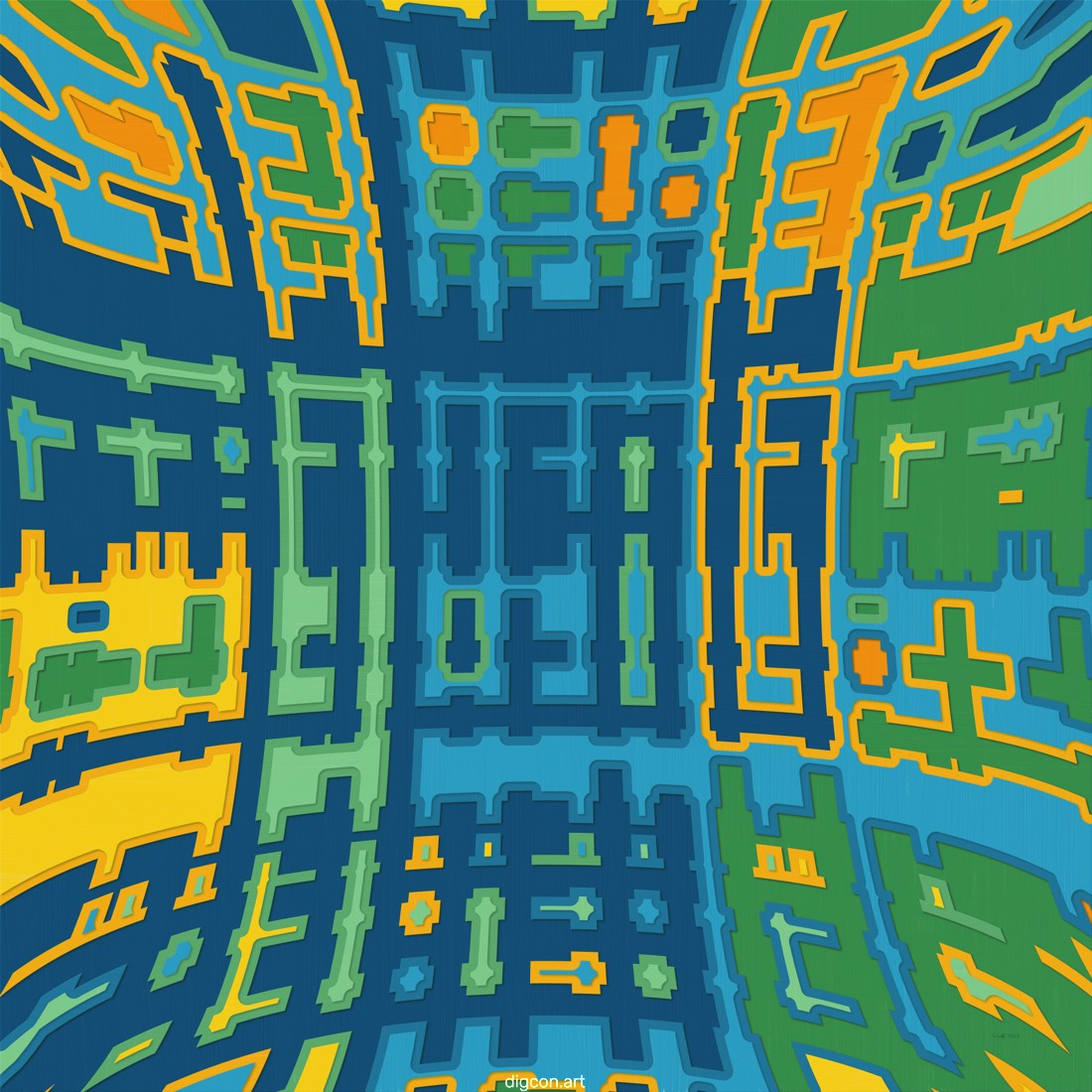 Artwork named: A Curved Space