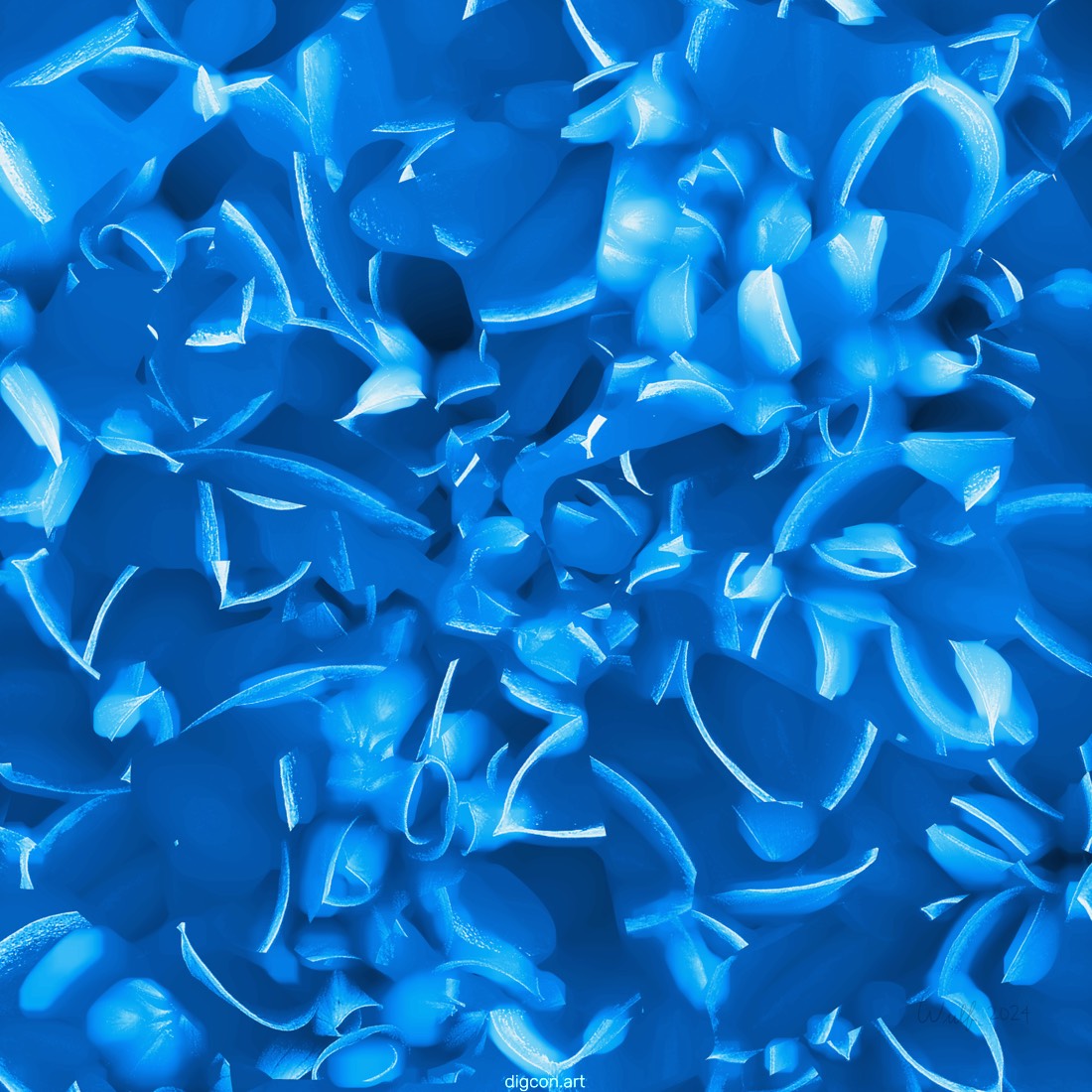 Artwork named: A Field Of Blue