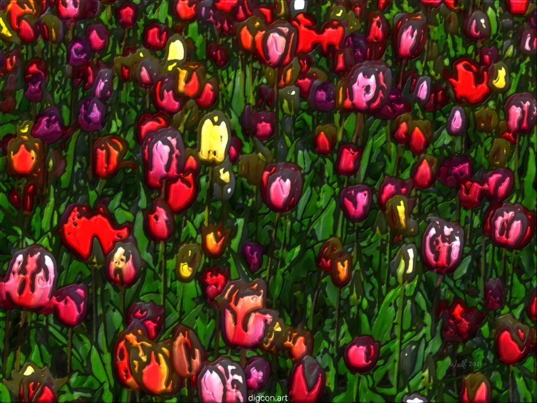 Artwork named: A Field Of Flowers