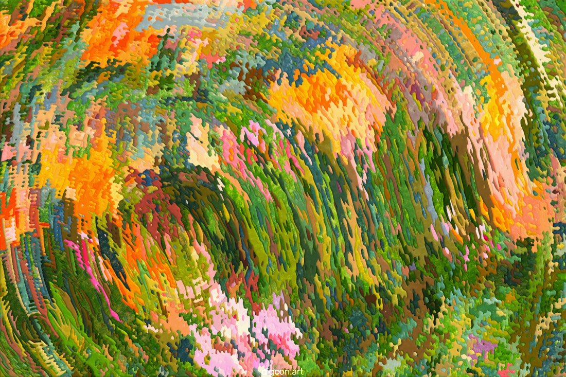 Artwork named: A Floral Whirlwind