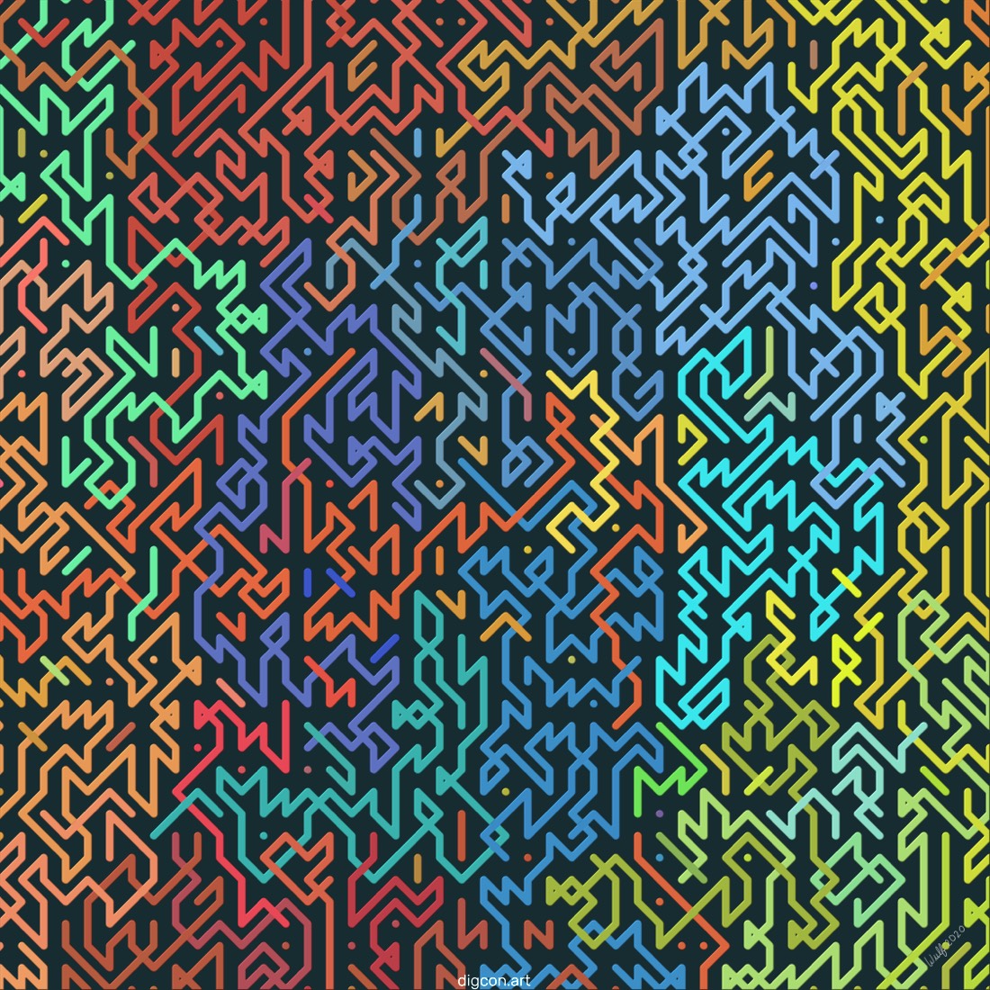 Artwork named: A Random Walk 1