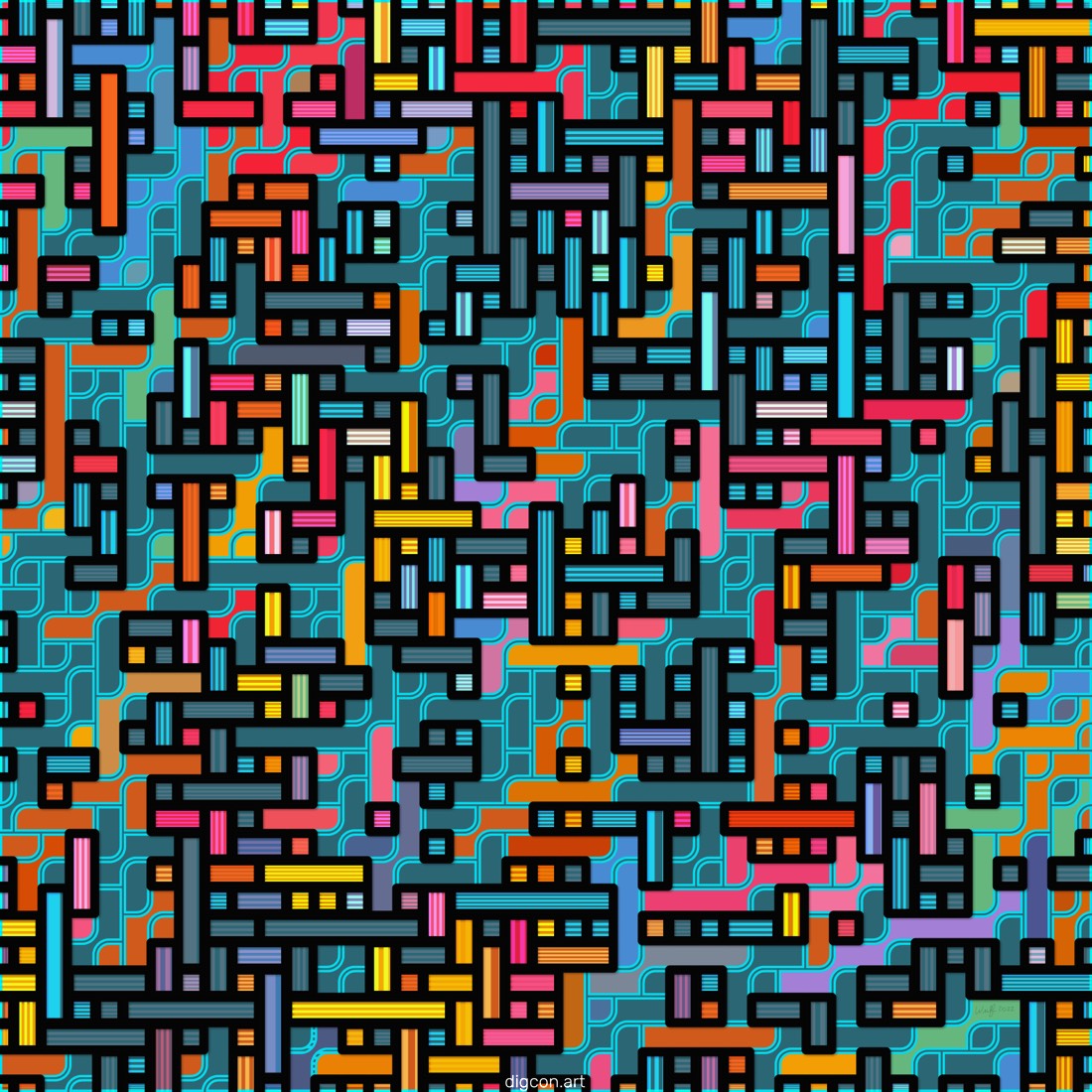 Artwork named: Bars And Pipes