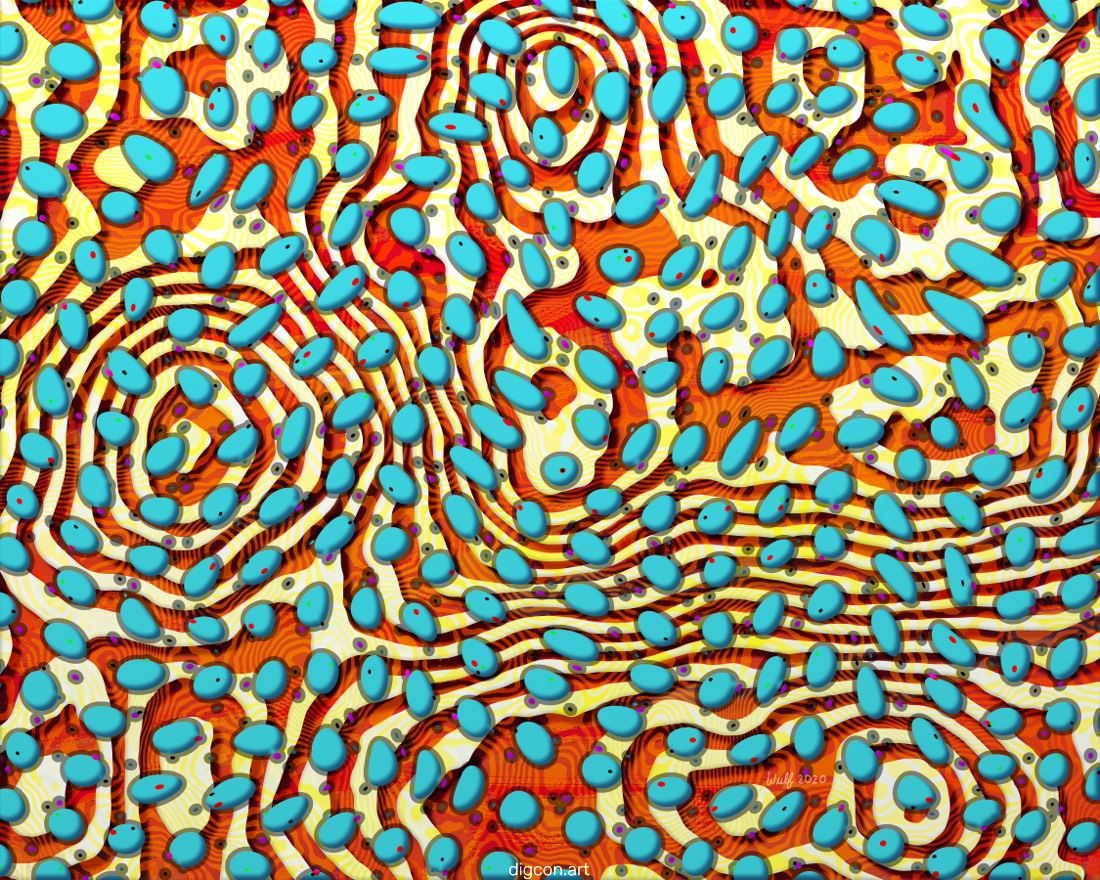 Artwork named: Blue Beans