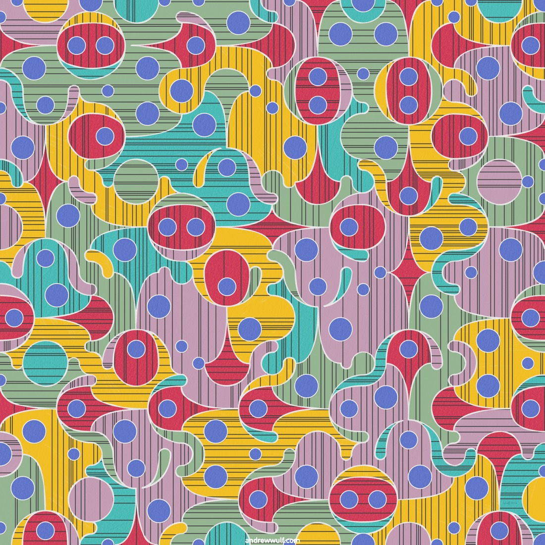 Artwork named: Blue Bubbles