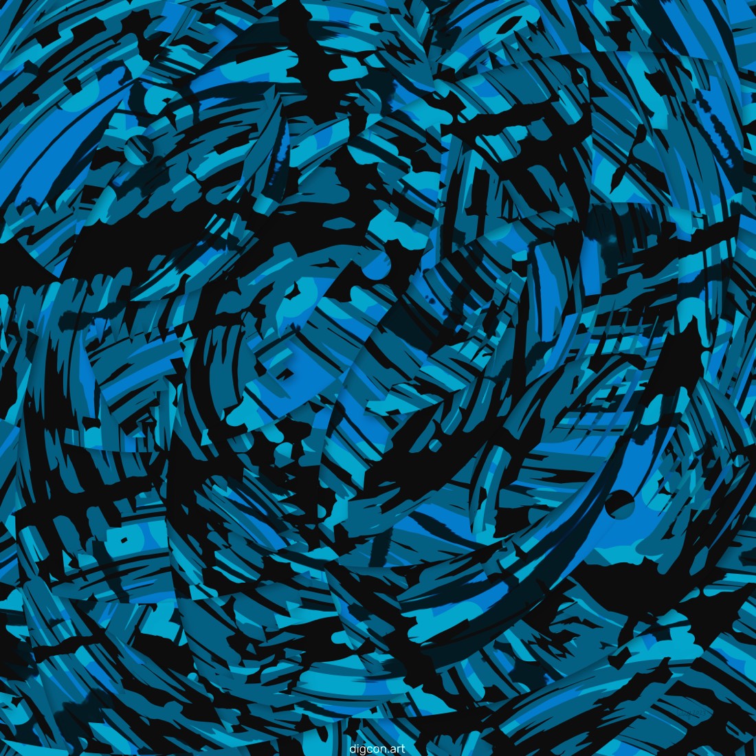 Artwork named: Blue Storm