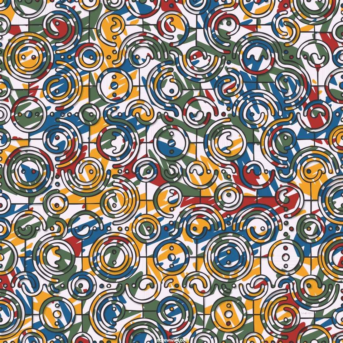 Artwork named: Bold Whirls