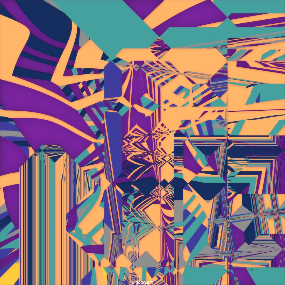 Artwork named: Broken Up