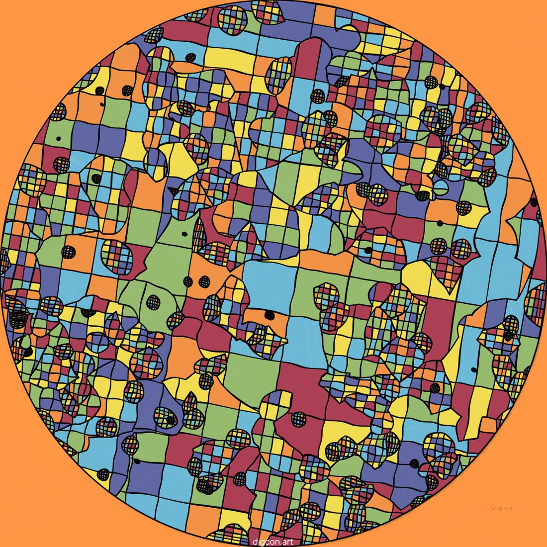 Artwork named: Circle Patches