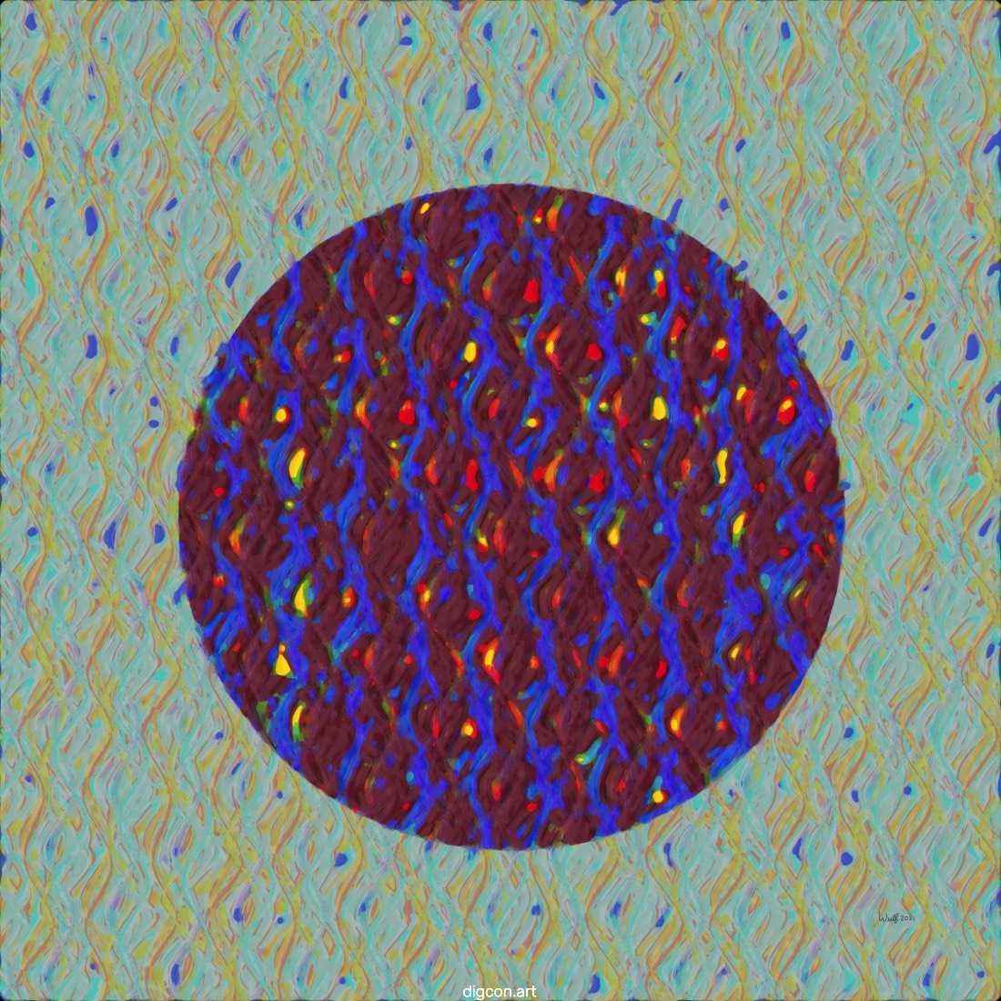 Artwork named: Circle With Waves