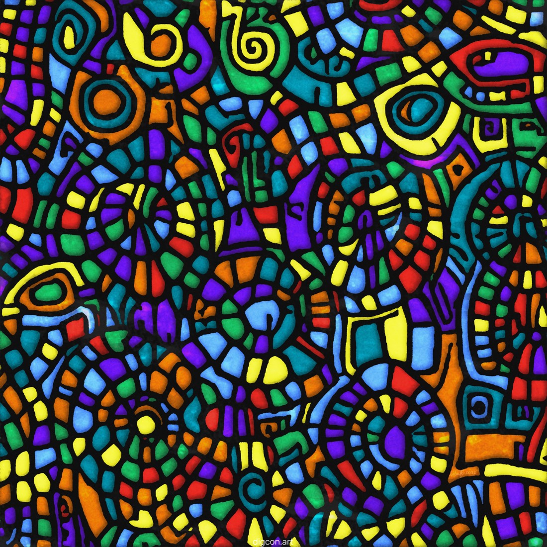 Artwork named: Color Wheels