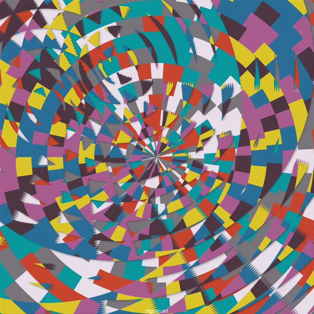 Artwork named: Concentric Cuts