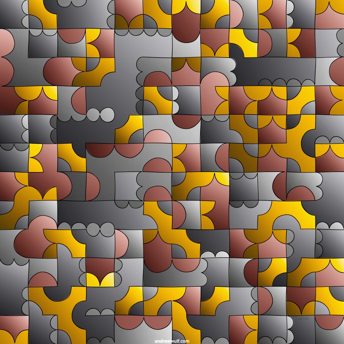 Artwork named: Copper Silver Gold