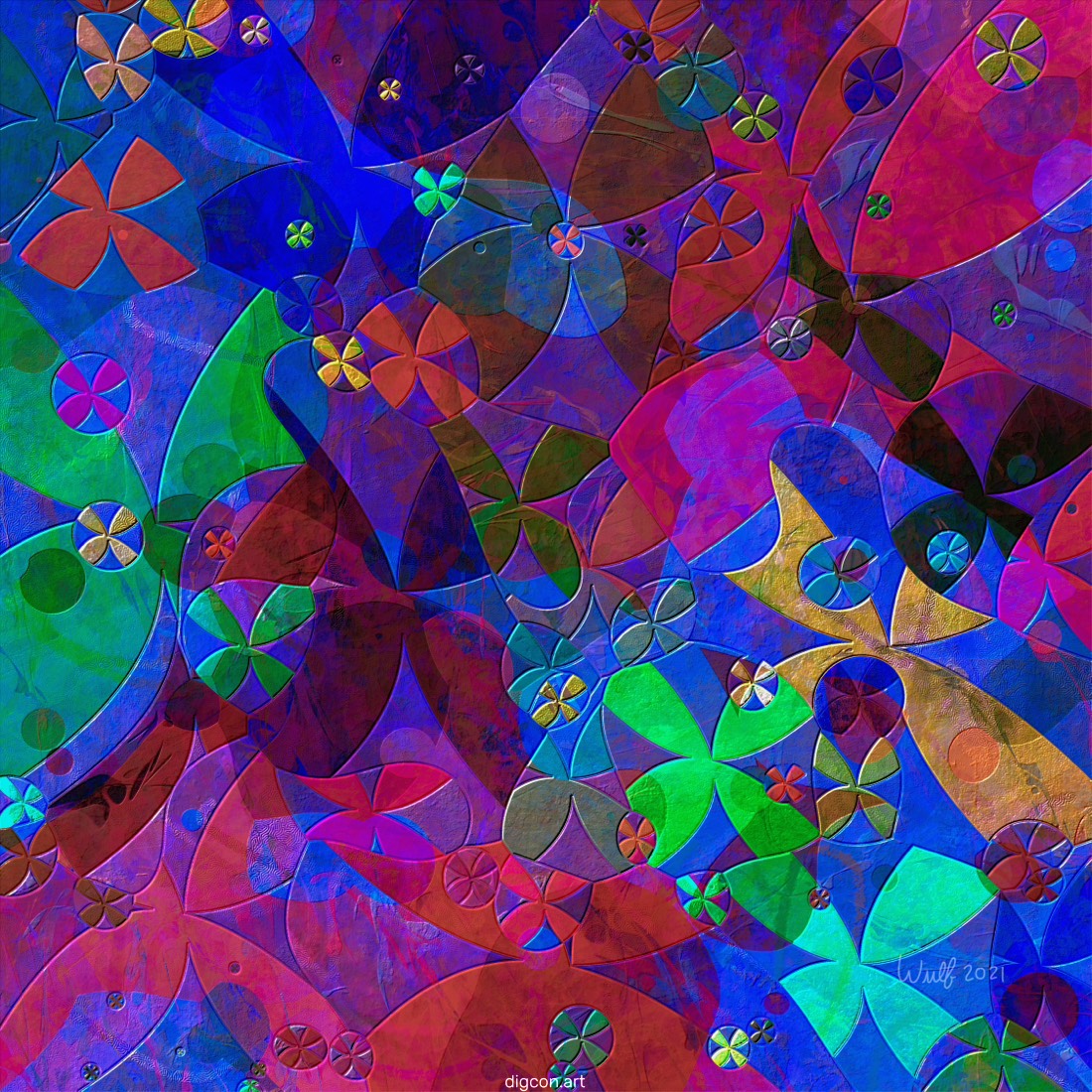 Artwork named: Crazy Flower Power