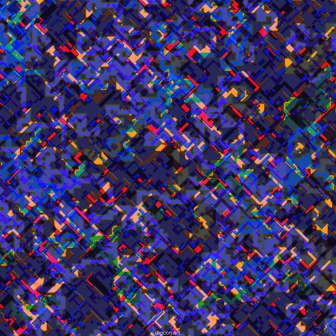 Artwork named: Curiously Blue