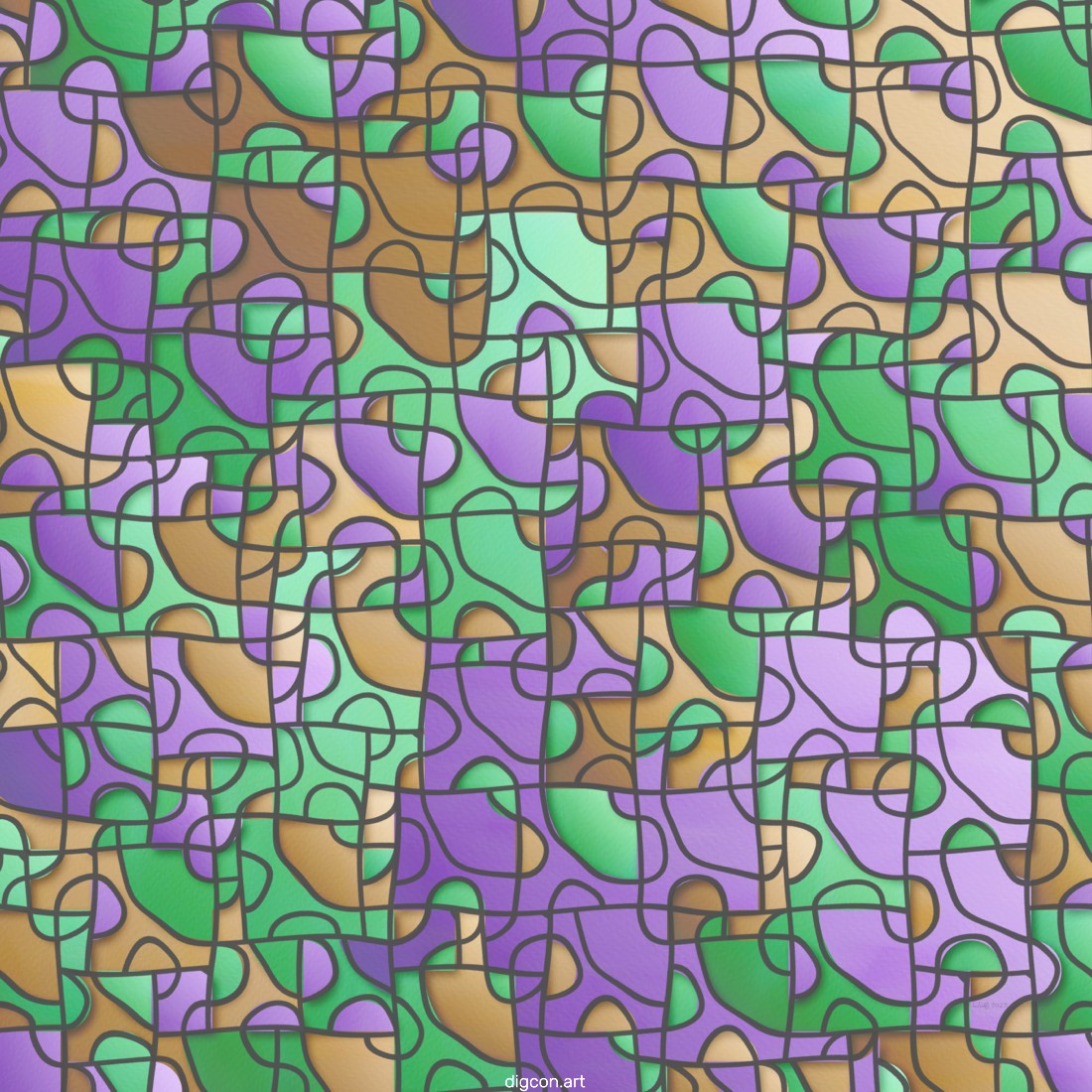 Artwork named: Curves Of Glass