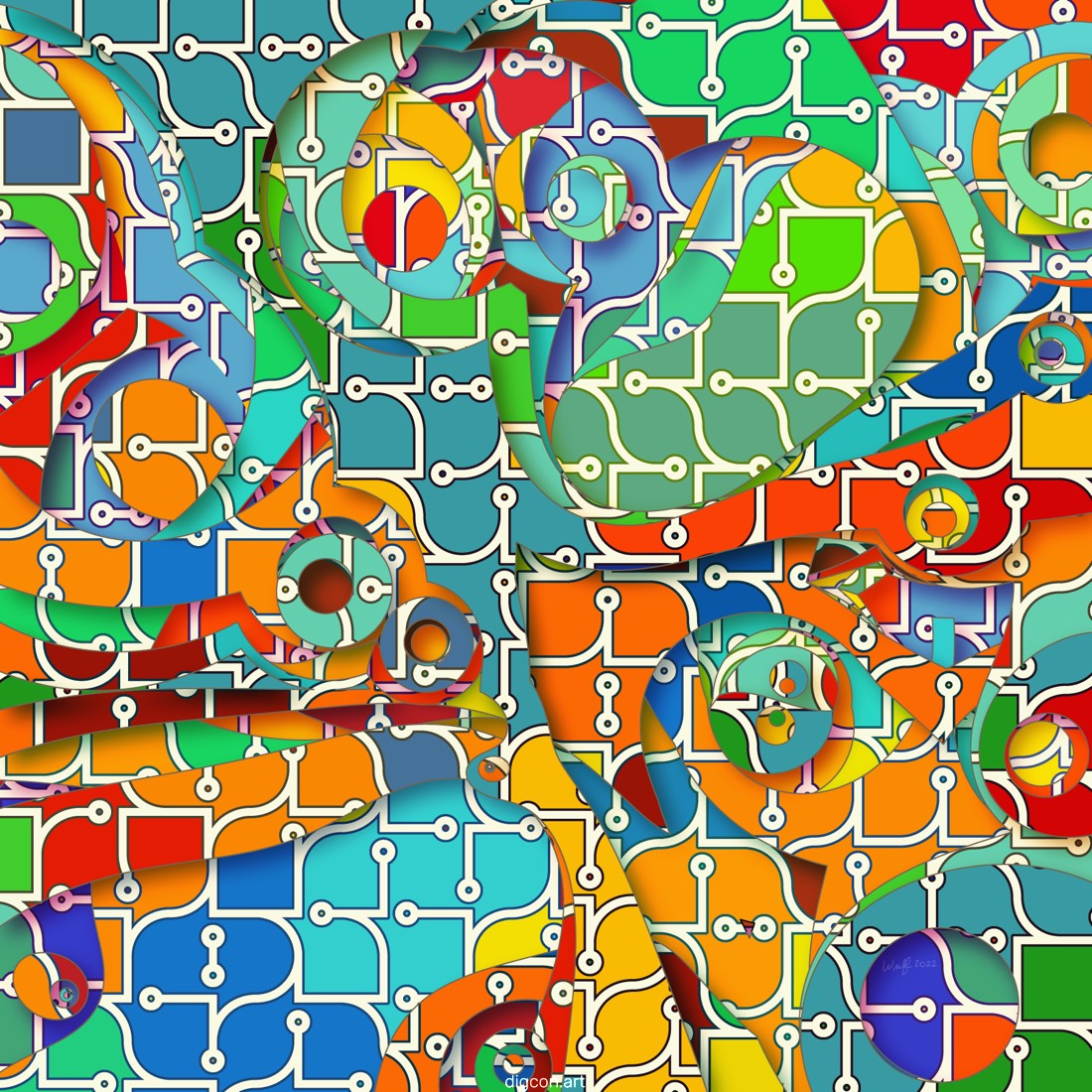 Artwork named: Deep Circuit