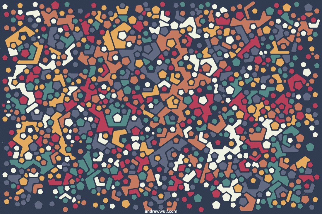 Artwork named: Disassociation Of Pentagons