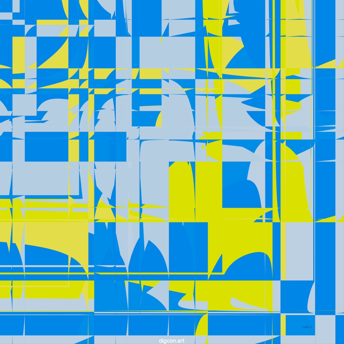 Artwork named: Discontinuity With Yellow