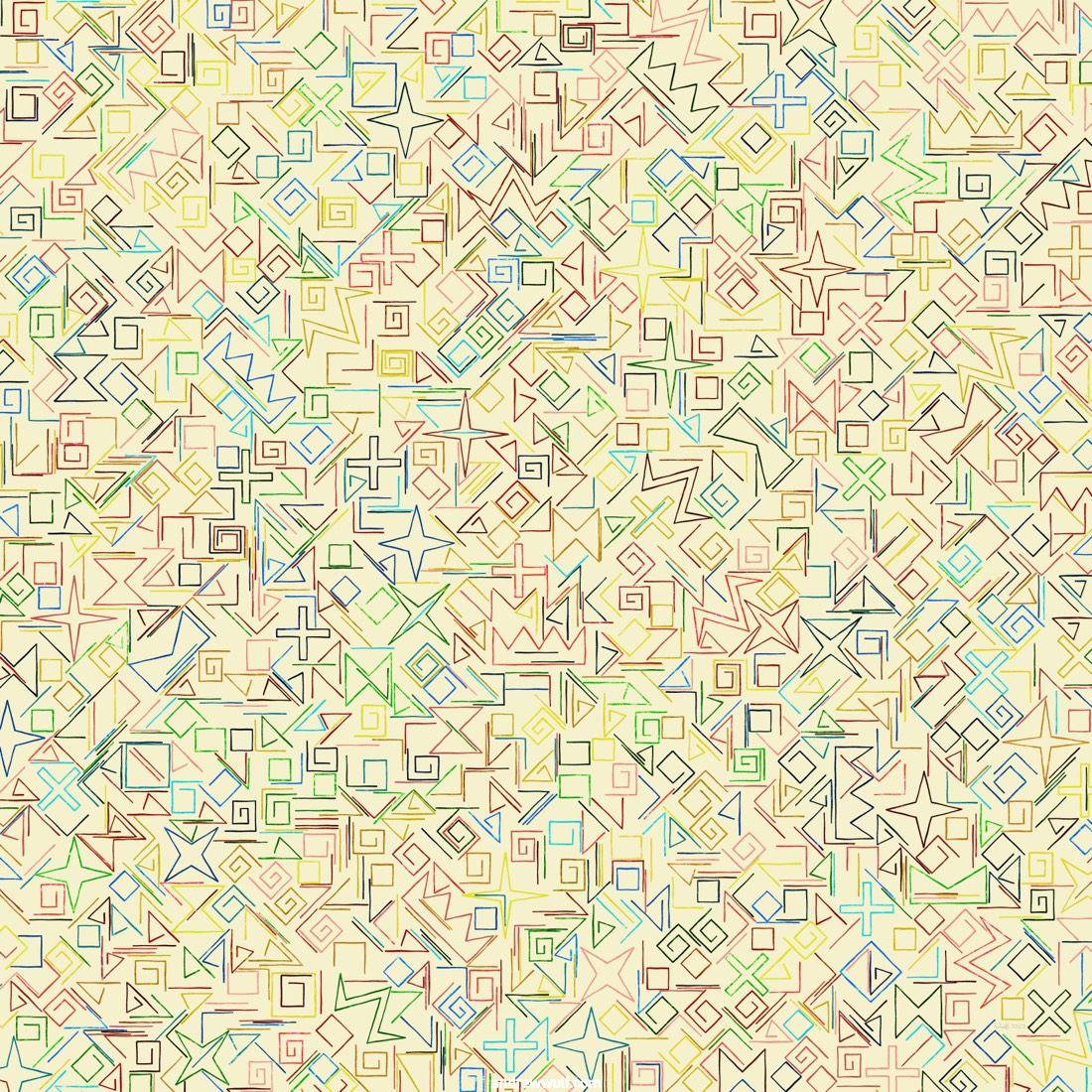 Artwork named: Doodle In Many Colors