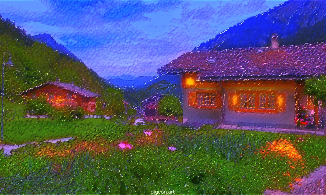 Artwork named: Dusk In The Valley
