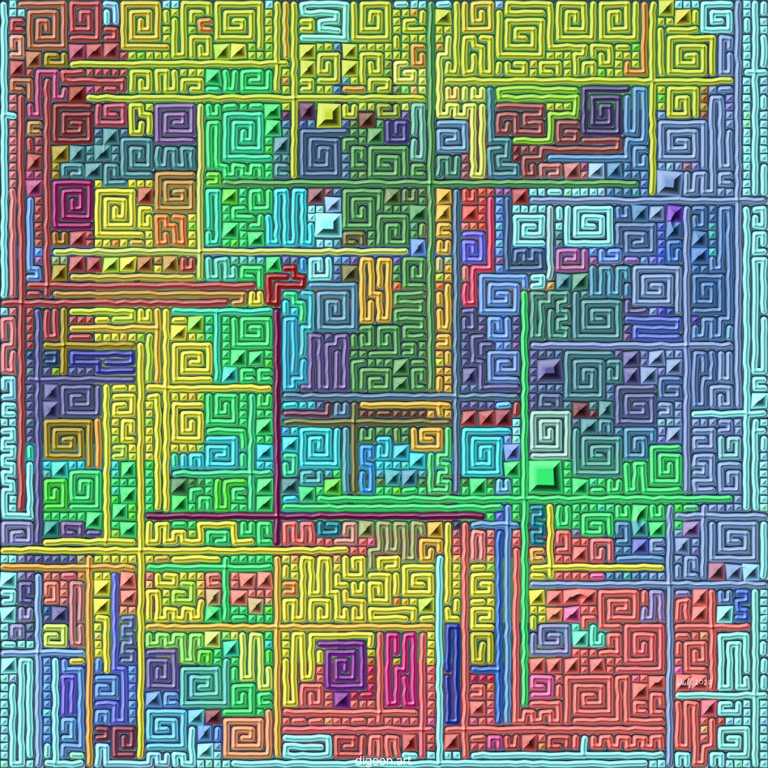 Artwork named: Enter The Tubel Zone