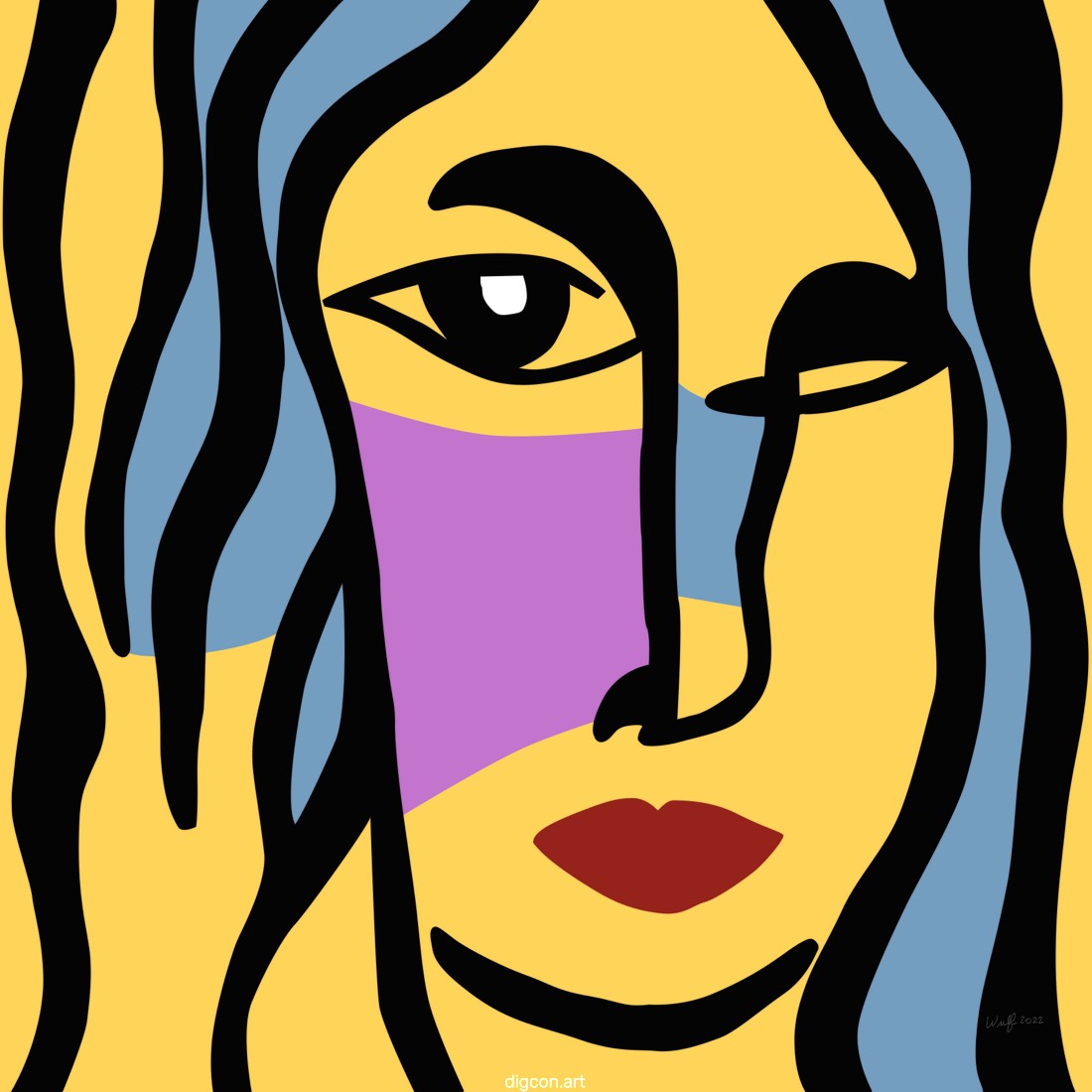 Artwork named: Face Of A Woman