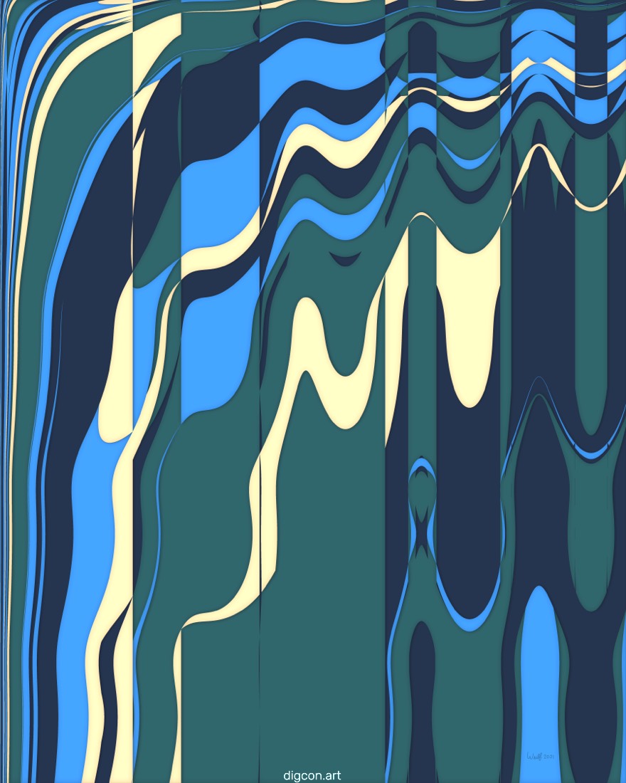 Artwork named: Falling Waters