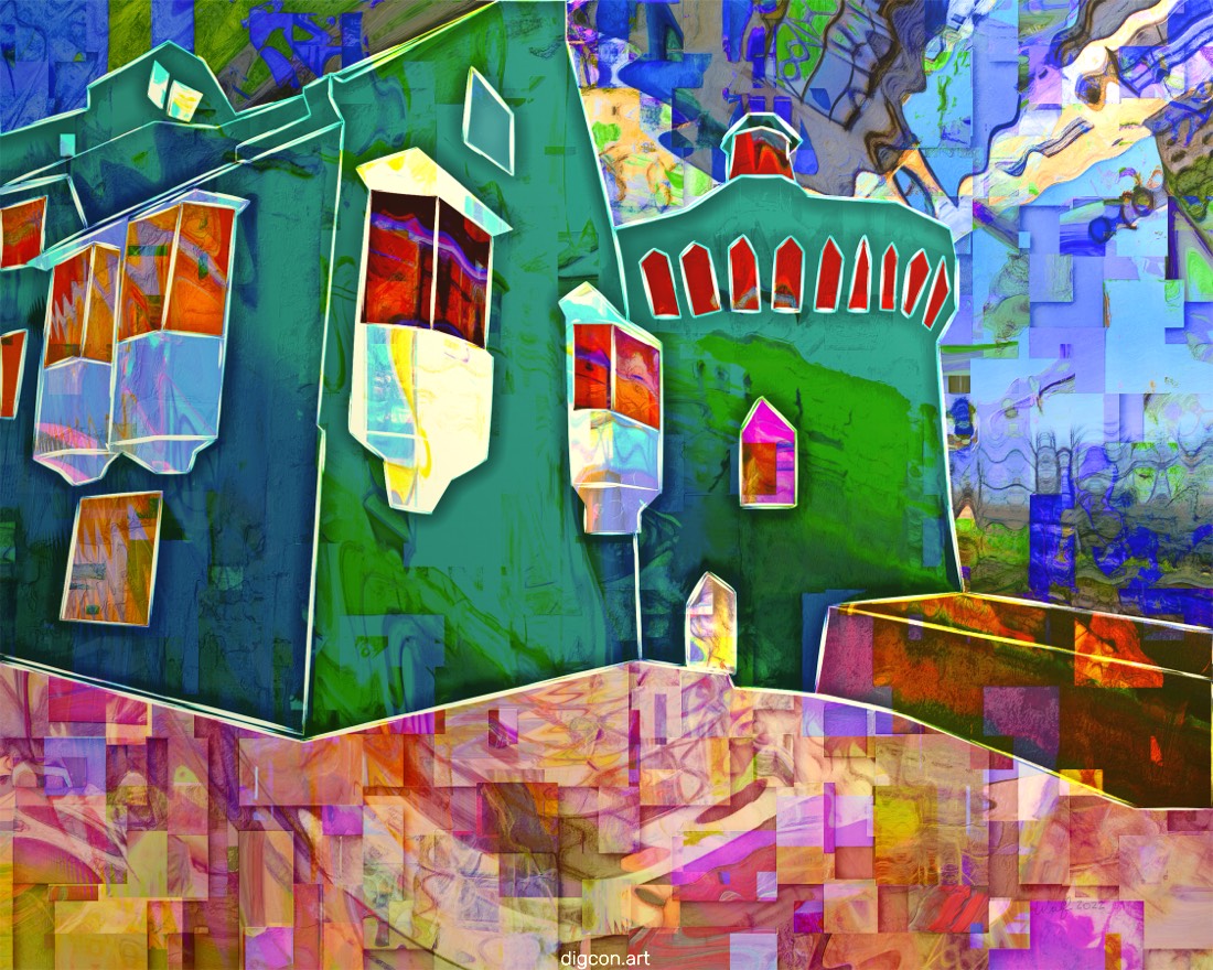 Artwork named: Fauvist Nightmare House