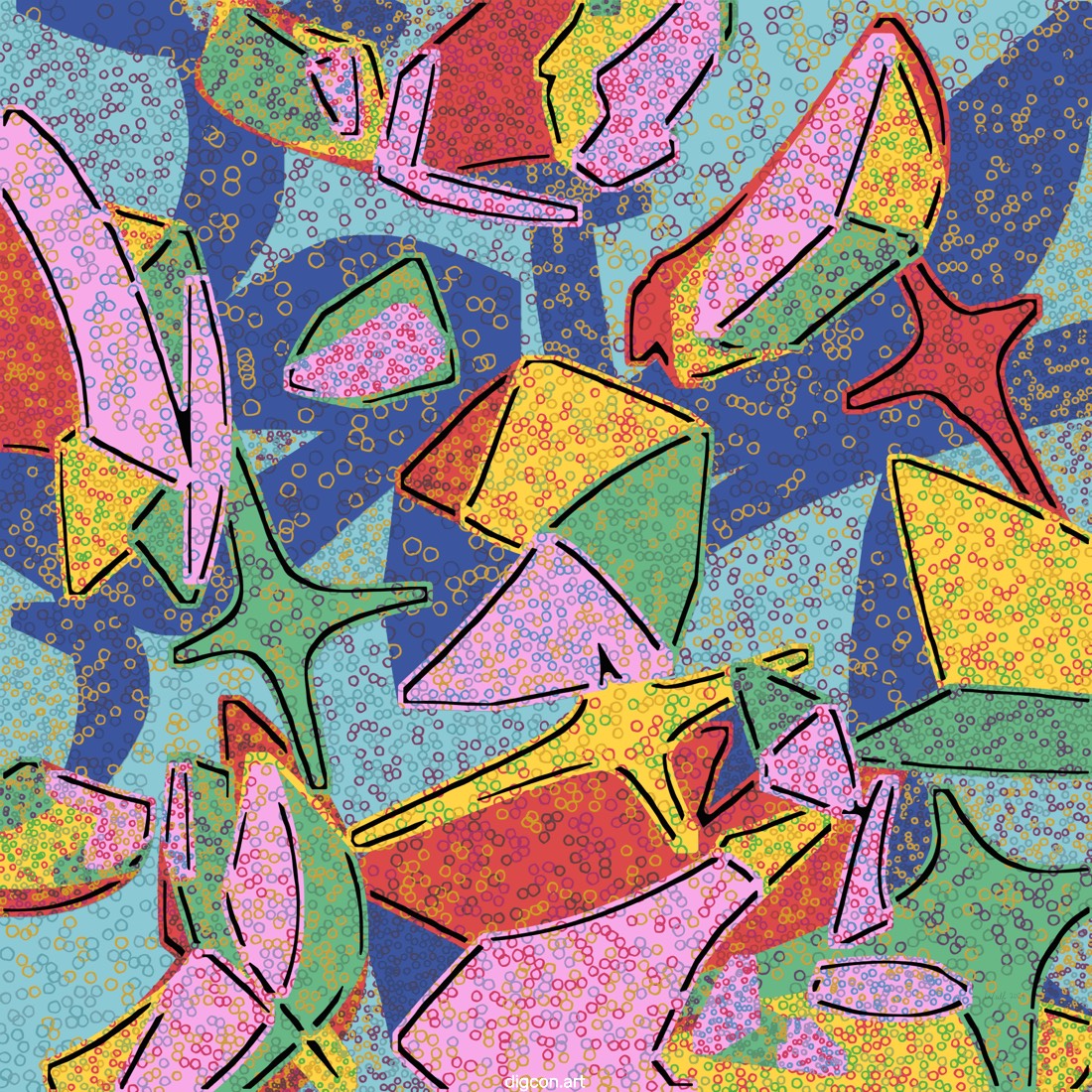 Artwork named: Fields Of Bubbles