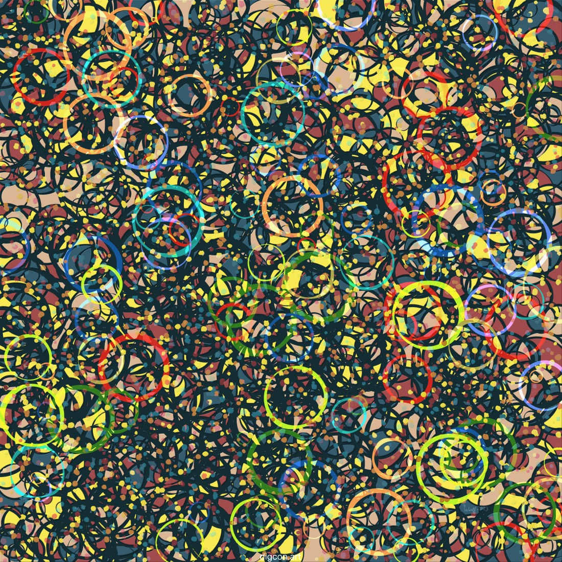 Artwork named: Floating Rings