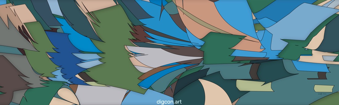 Artwork named: Forest Deconstructed