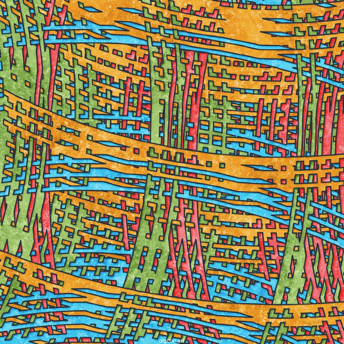 Artwork named: Four Weaved