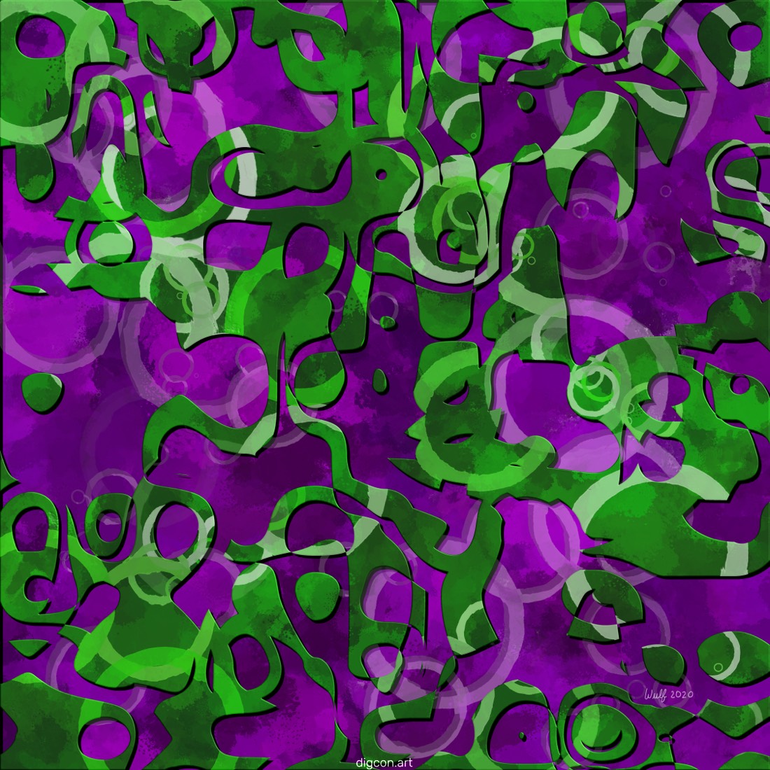 Artwork named: Fractal Rings