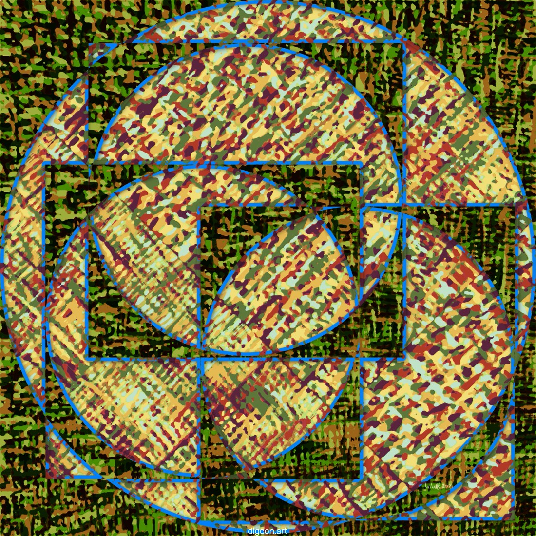 Artwork named: Fragmentary Circles