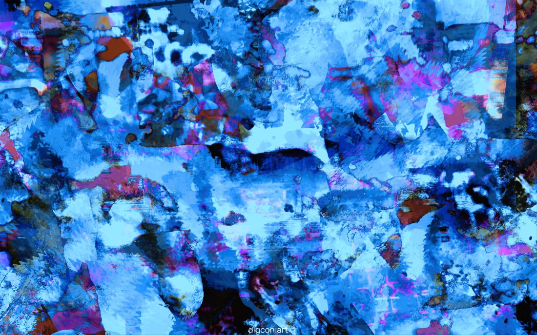 Artwork named: Fragments In Blue