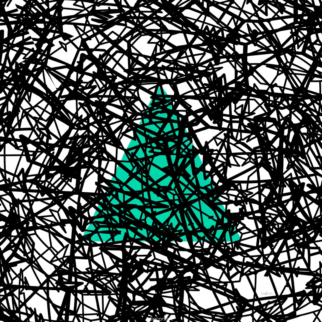 Artwork named: Green Triangle