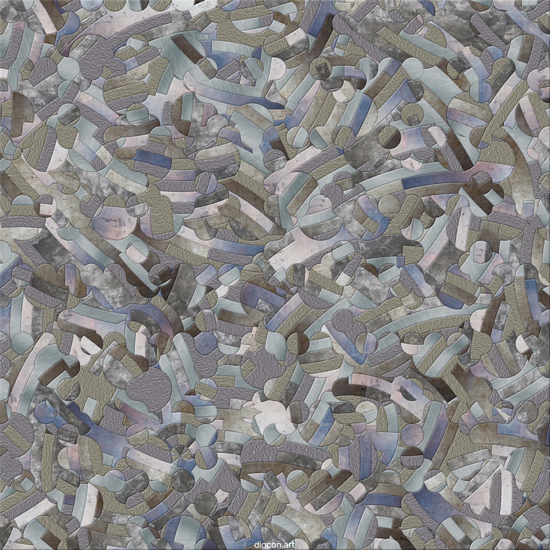 Artwork named: Heavy Metal Tiling