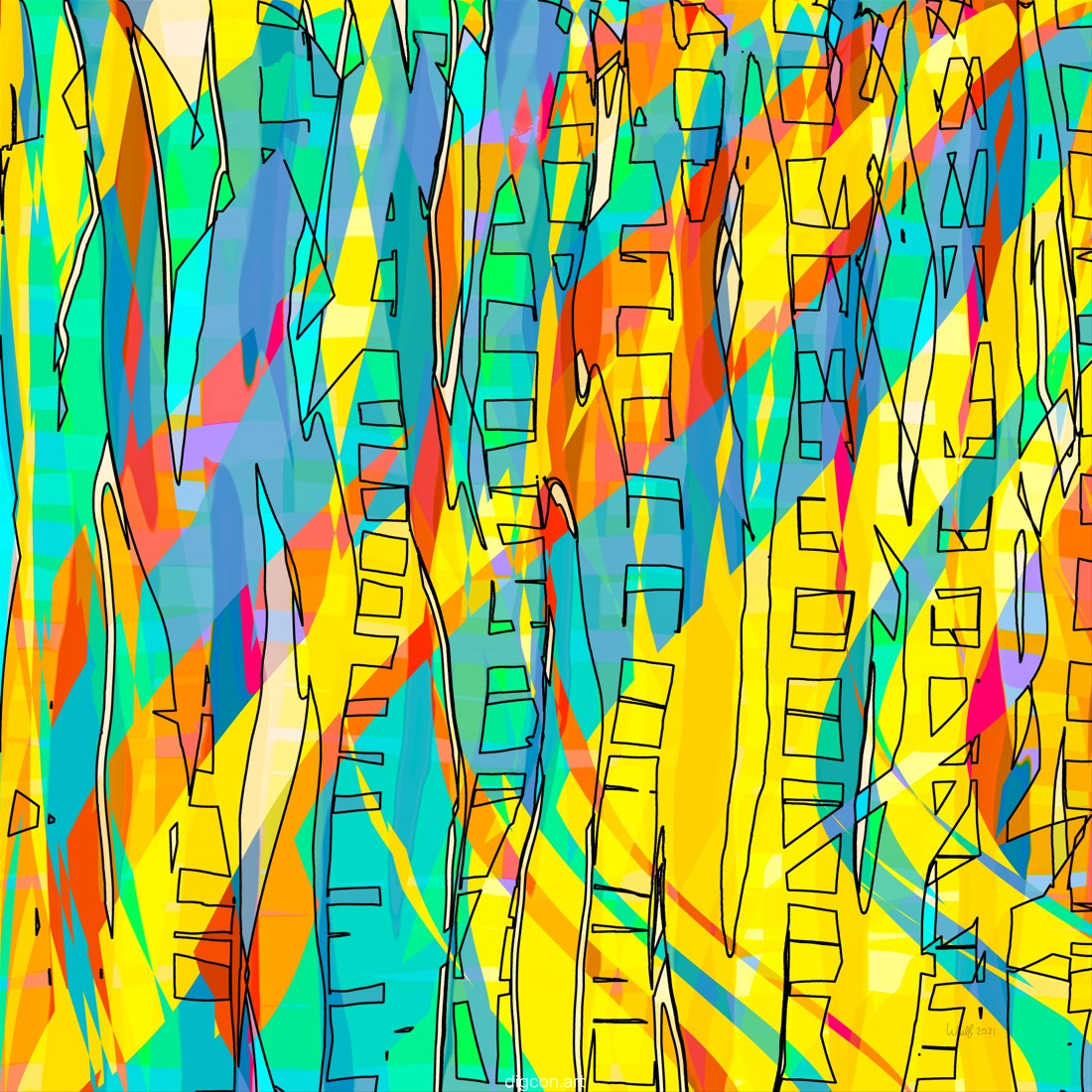 Artwork named: Hot Time In The City