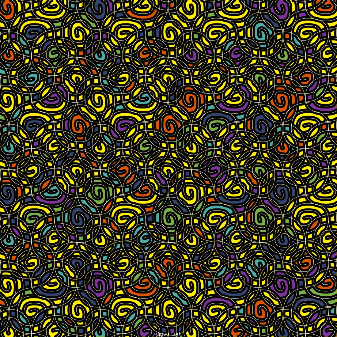 Artwork named: Hypnoted Spiralization