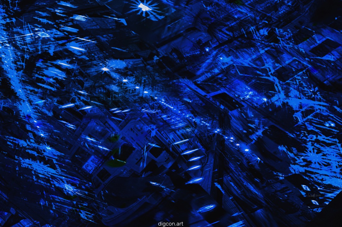 Artwork named: In The Blue Zone