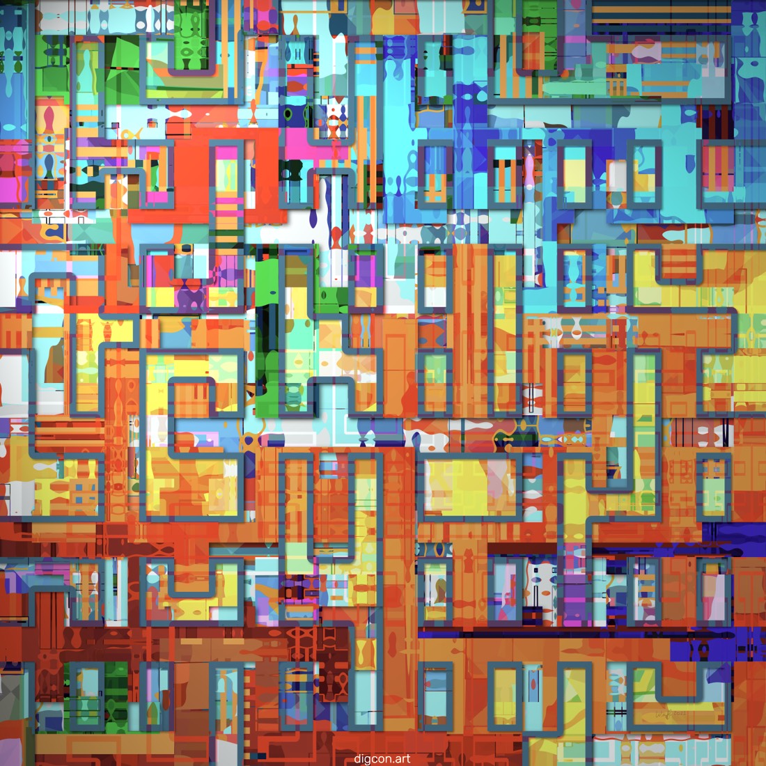 Artwork named: Insula In Orange