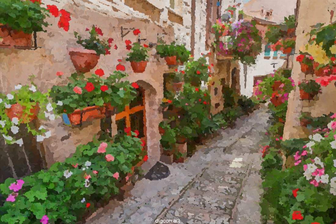 Artwork named: Italian Flowers